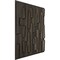 Ekena Millwork 19 5/8in. W x 19 5/8in. H Staggered Brick EnduraWall Decorative 3D Wall Panel Covers 2.67 Sq. Ft. WP20X20SBDST - alternate 2